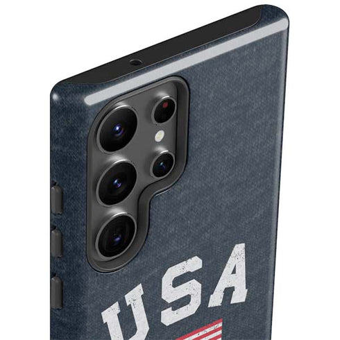USA with American Flag Galaxy S23 Ultra Pro Case